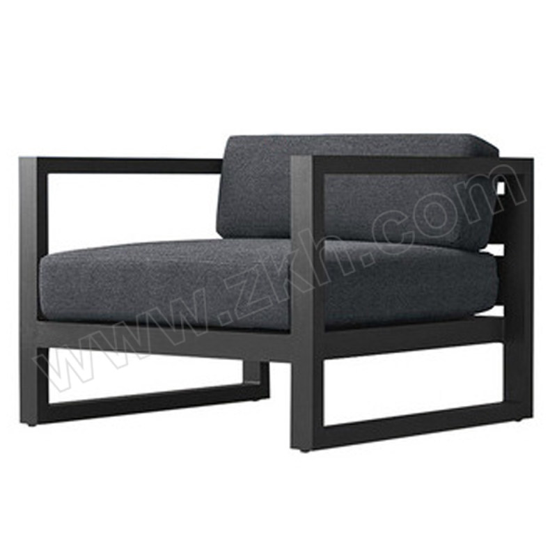MAWOSI/马沃斯 户外铝合金休闲沙发 XM-LBQ-深灰色 750×750×700mm 1张
