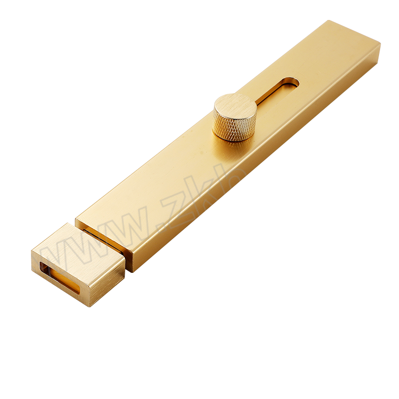 JIENUOLI/捷诺立 铝合金插销门栓 N81266 8寸金加宽 200mm 免打孔 1个