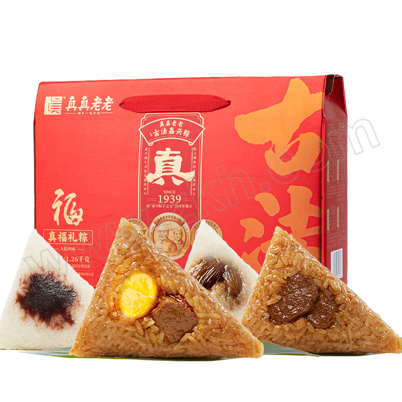 ZZLL/真真老老 真福礼粽(七真古法)粽子礼盒 1260g 1盒