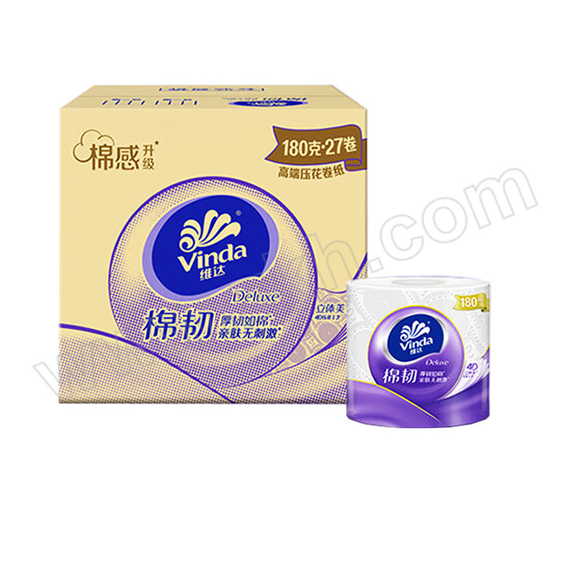 VINDA/维达 卷纸 V4686-A 180g×27卷 1箱