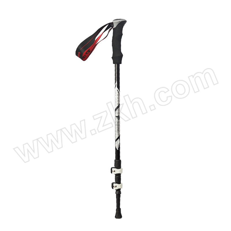 TRIPOLAR/三极户外 外锁登山碳素轻便伸缩登山杖 TP3908 135cm 黑色 1根