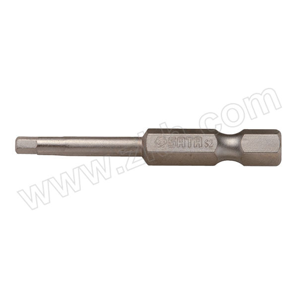 SATA/世达 6.3mm系列50mm长公制6角旋具头 SATA-59354 4mm 1组