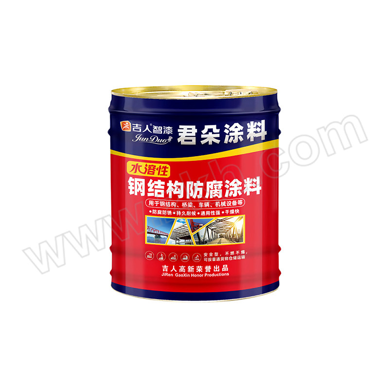 JIREN/吉人 醇酸防锈漆 君朵-醇酸防锈漆 红丹 2kg×6桶 1套