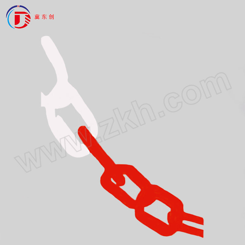 DONGCHUANG/冀东创 警示链条 JDC-LT-3 红白色 6mm×25m 1条