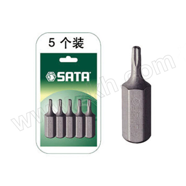 SATA/世达 8mm系列30mm长中孔花形旋具头 SATA-59456 TT30 1组