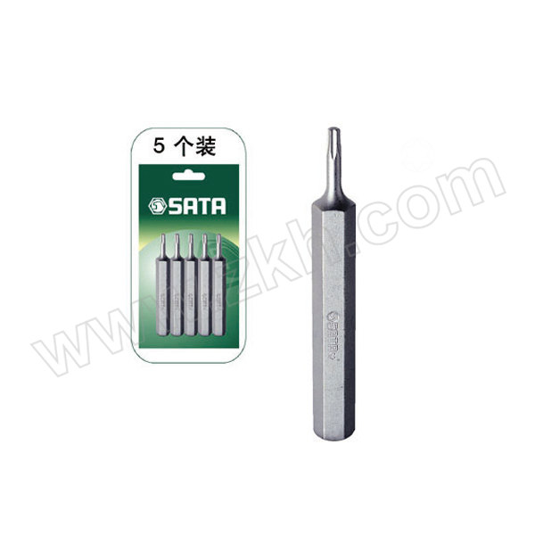 SATA/世达 8mm系列70mm长花形旋具头 SATA-59538 T45232323 1组