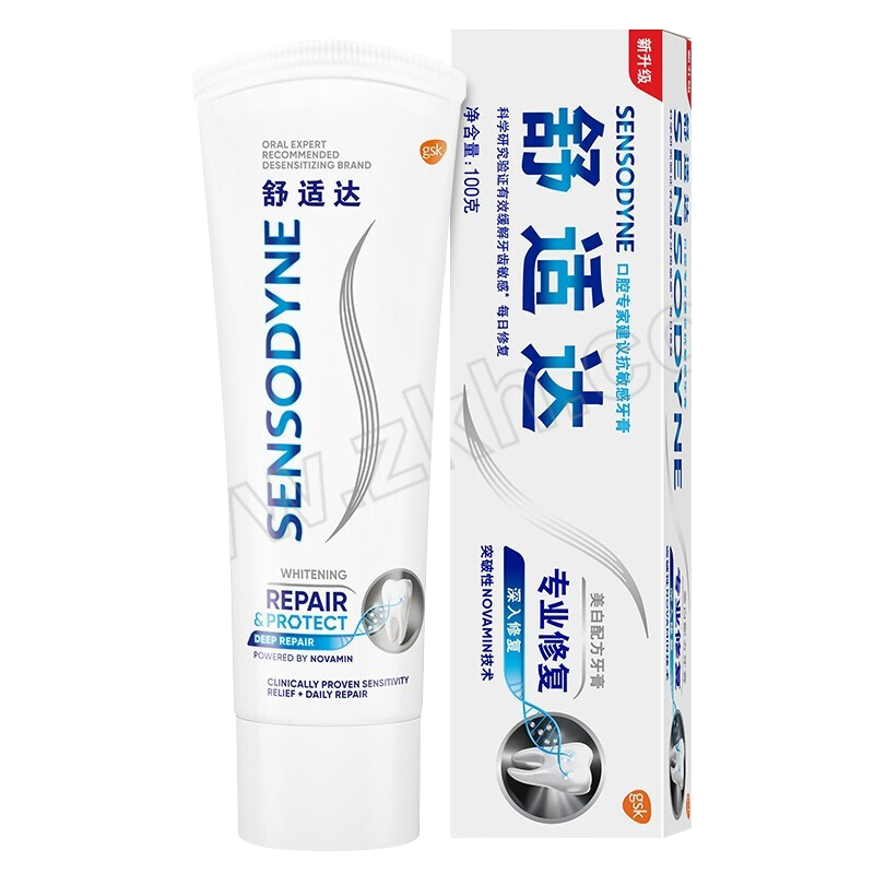 SENSODYNE/舒适达 专业修复美白牙膏 100g 1支