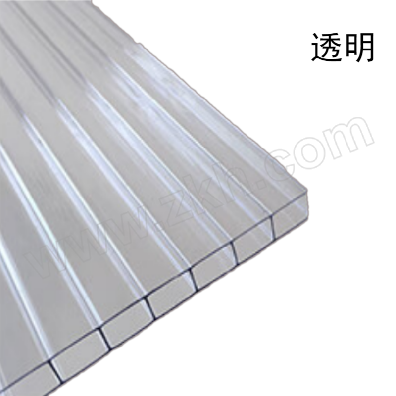 ZLC/众立诚 透明pc阳光板 双层3mm厚 宽210cm 长600cm 1张