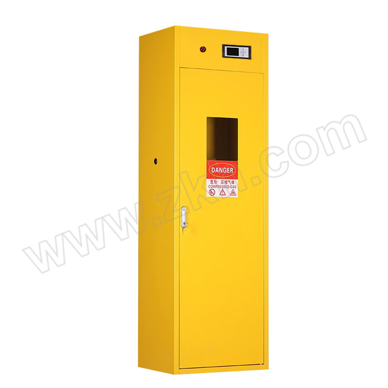 ZKH/震坤行 单瓶气瓶柜不含报警装置 黄色 500×450×1900mm 1台