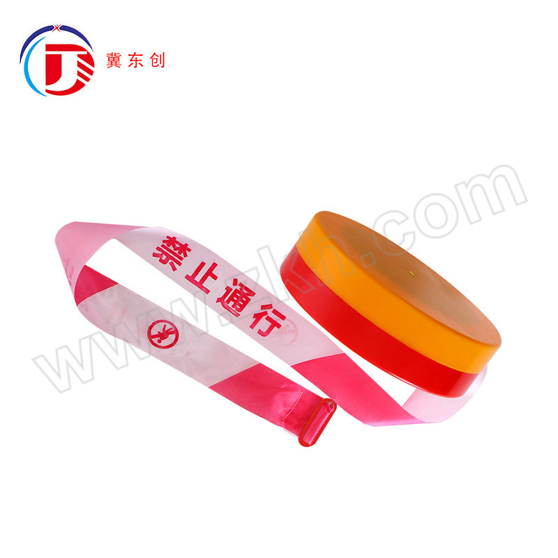 DONGCHUANG/冀东创 盒装警示带 DC-HZJSD-6 红白色 禁止通行 4cm×50m 1盒
