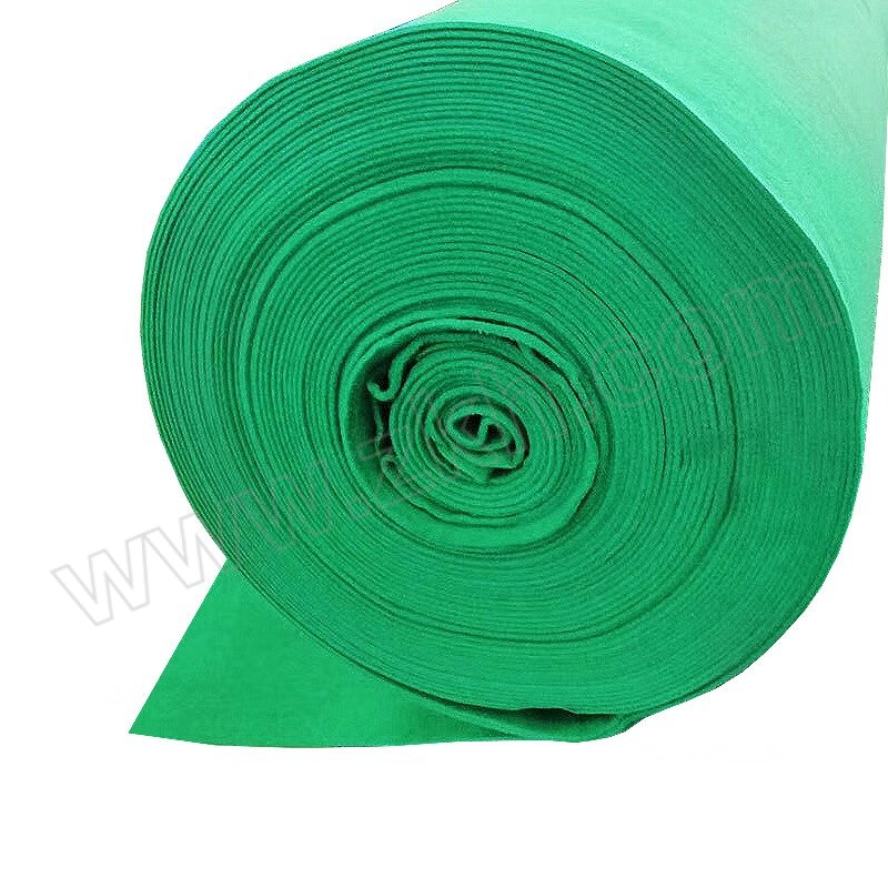 京开隆 绿色土工布 50m×6m×1.5mm 150g 1卷