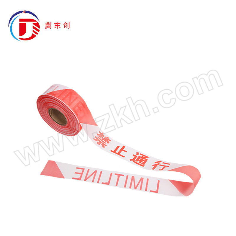 DONGCHUANG/冀东创 散装警示带 DC-SZJDS-12 红白色禁止通行 4cm×100m 1卷
