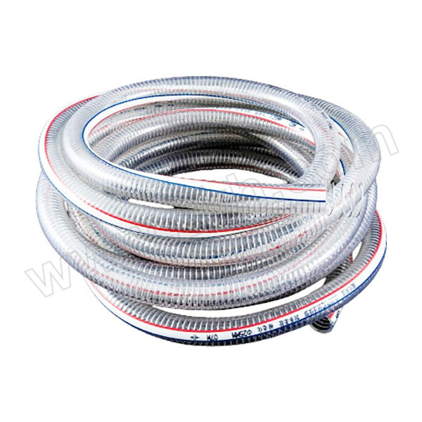 SHIDAI/时代 PVC钢丝软管 25mm×3mm×50m 内径25mm 壁厚3mm 1卷