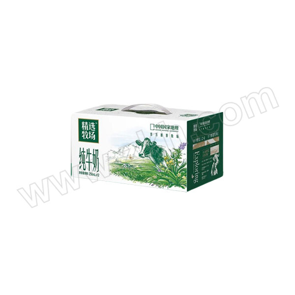 MENGNIU/蒙牛 精选牧场纯牛奶 250mL×12盒 1提