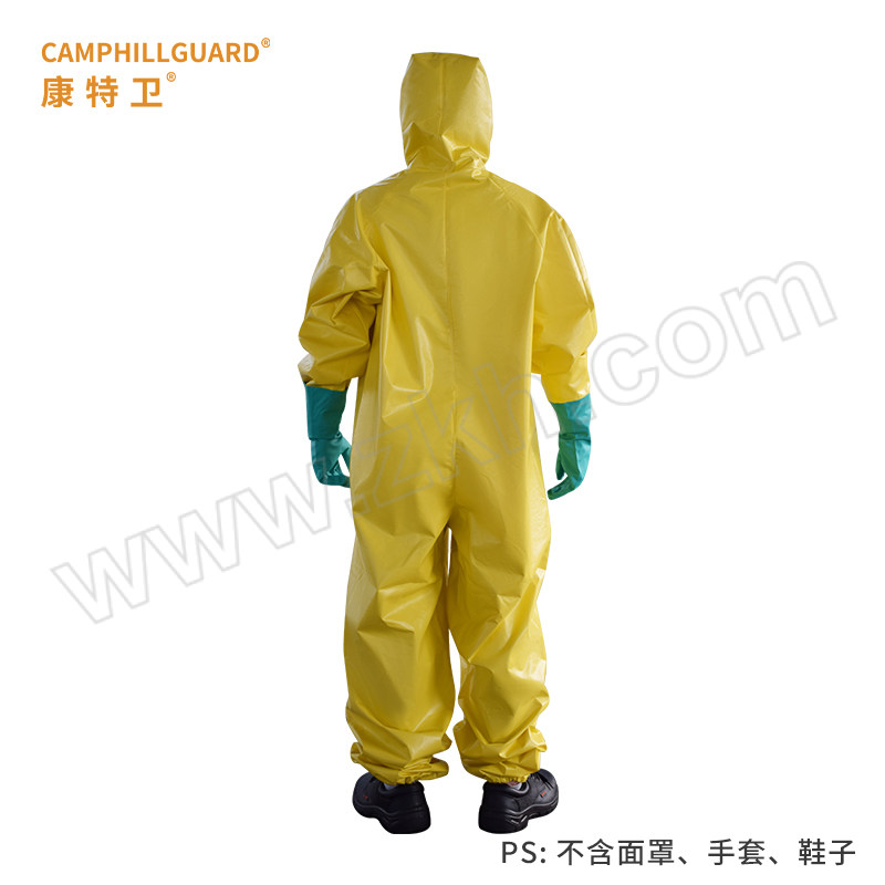 CAMPHILLGUARD/康特卫 PVC重型防化服 CP3 L 黄色 不含面罩、手套、鞋子 1件