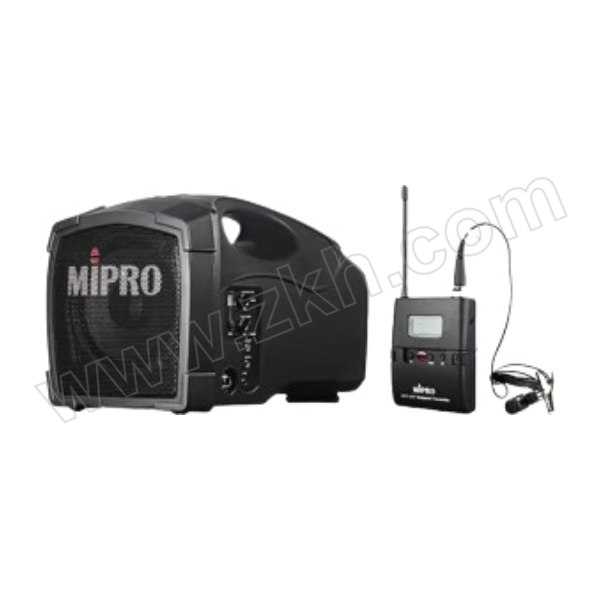 MIPRO/咪宝 无线便携式音箱 MA101B 手持麦克风+领夹麦克风 1套