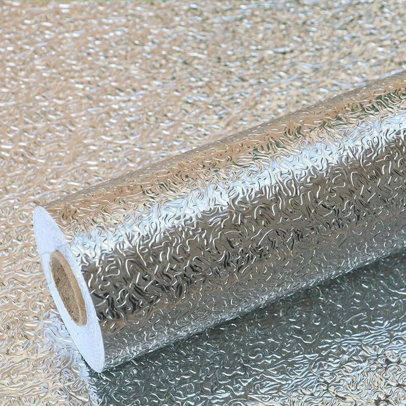 DILINGQU/第零区 铝箔墙纸 DLQ-7895 银色橘皮纹 80cm宽×1m长 厚度约0.21mm 1卷