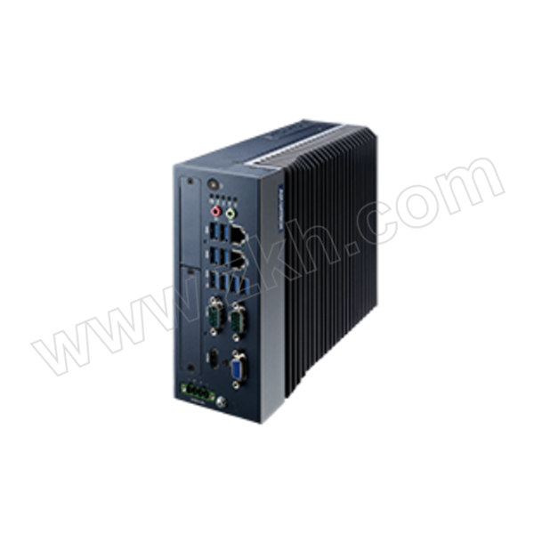 ADVANTECH/研华 无风扇嵌入式工控机 MIC-770H/75M20 i5-8400/16GB内存/128GB固态+256GB SSD/4口POE网卡/4个RS485/wifi 1台