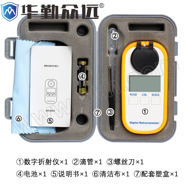 ZYTOOLS/华勤众远 数显次氯酸钠浓度计 ZY-NAClO 1台