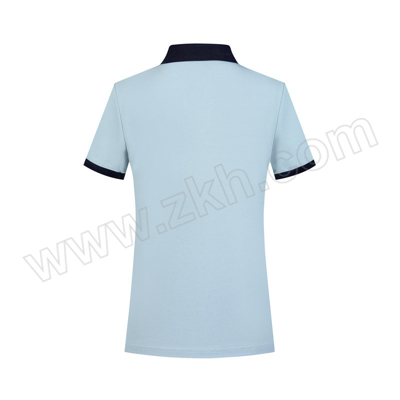 QIANYIYANG/千以扬 2扣半袖夏季保洁服 MY-2KBX 天蓝色 3XL 1件