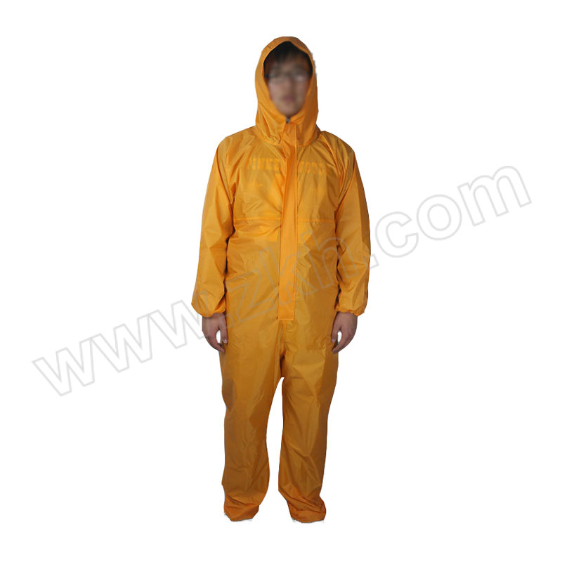 FEINAISHENG/沸耐笙 防水防油连体雨衣 STFH-0237 3XL 黄色 1件