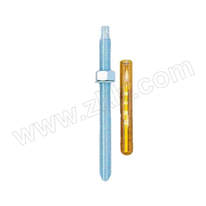 QIAODA/巧达 厂标 化学锚栓 碳钢 8.8级 镀蓝白锌 M27×300 1套