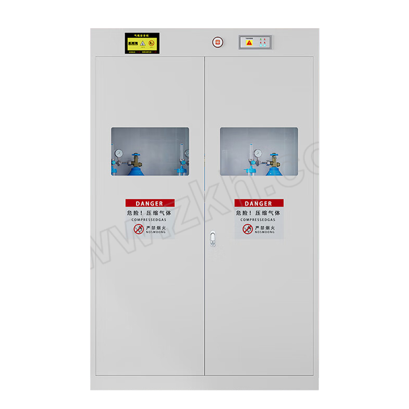 HZJ/华之杰 三瓶气体柜 HZJ-SCJ-58 实物不含气瓶 1200×450×1900mm 1台