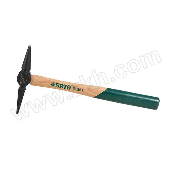 SATA/世达 胡桃木柄焊工除渣锤 SATA-92351 0.6lb 尖锥锤头 1把