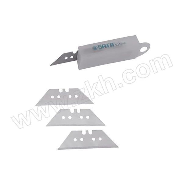 SATA/世达 实用刀梯形刀片 SATA-93434A 60×19×0.6mm 1组
