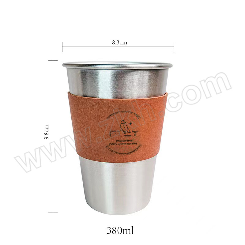 FTLY/飞图乐 本色不锈钢露营杯四件套 LYB0200 4杯装 单杯350ml 1套