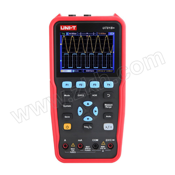 UNI-T/优利德 手持示波型万用表(100MHz) UT81B+ 1台