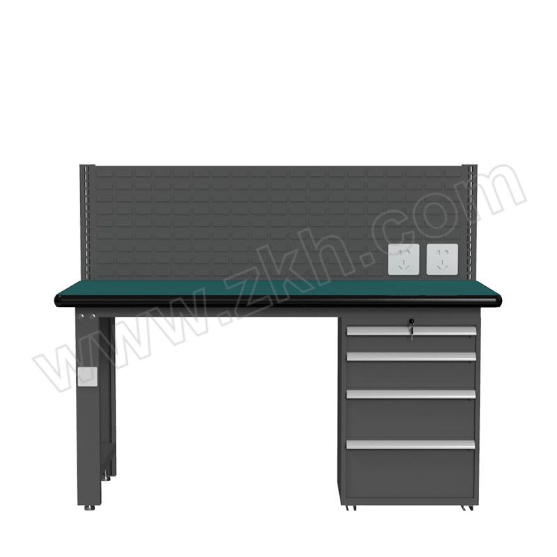 XIETUO/协拓 1.2米防静电台面450型四抽工作台 XT-JDT55-4 1200×750×1250mm 1张