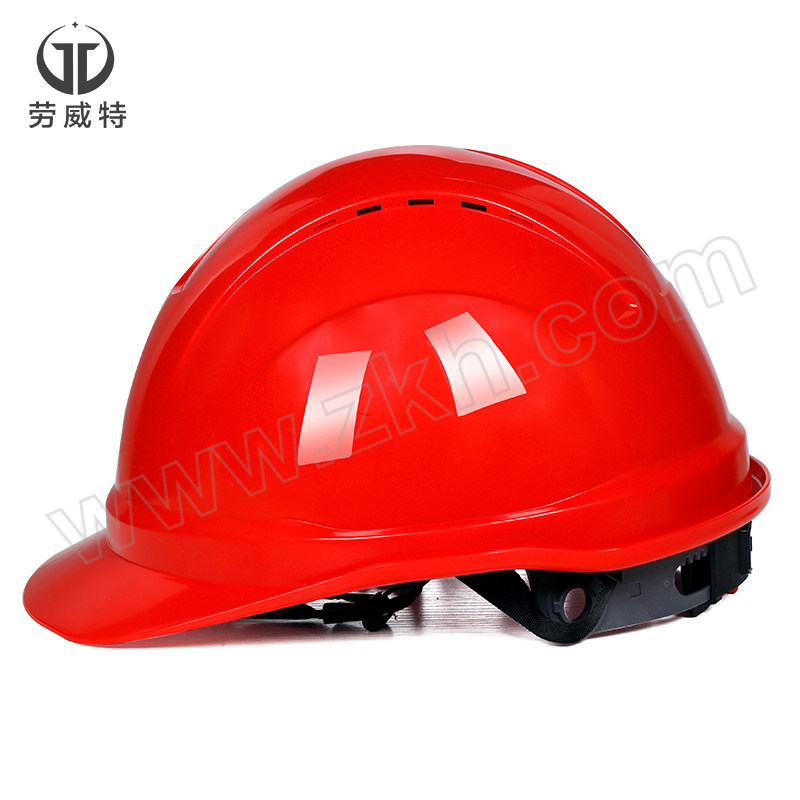 LAOWEITE/劳威特 L003豪华型ABS安全帽 L003003 红色 旋钮式帽衬 针织布吸汗带 Y型帽带 1顶