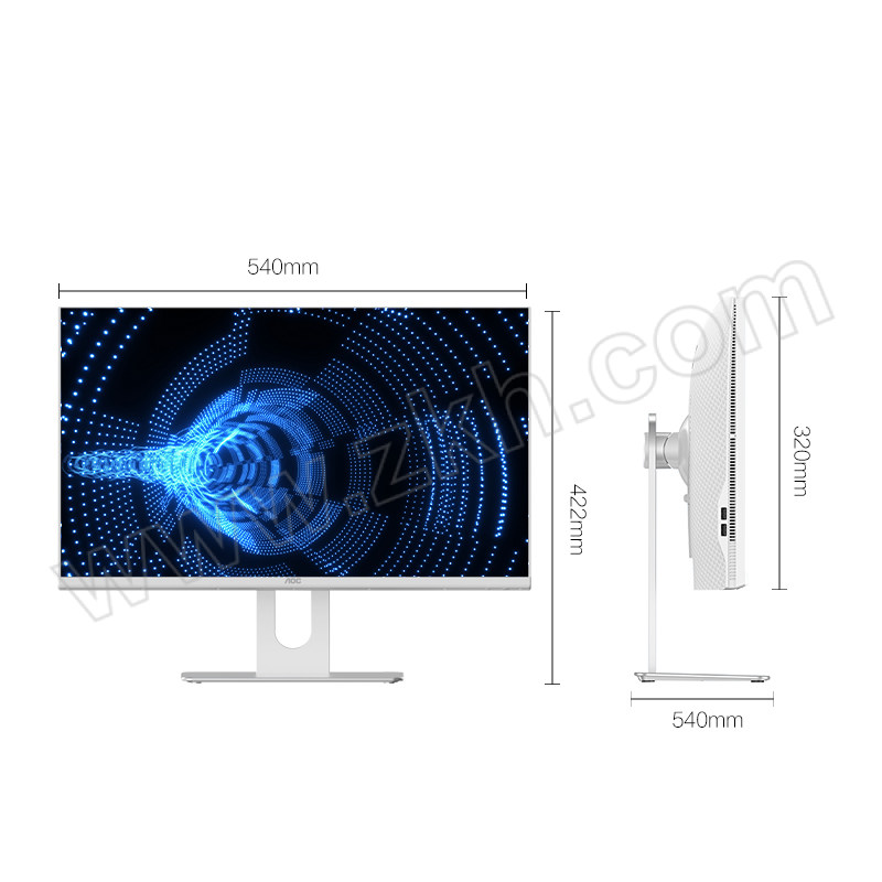 AOC 电脑一体机 A24E66-1B5T3W Intel i5-13400/32GB/512GB SSD+1TB HDD 1台