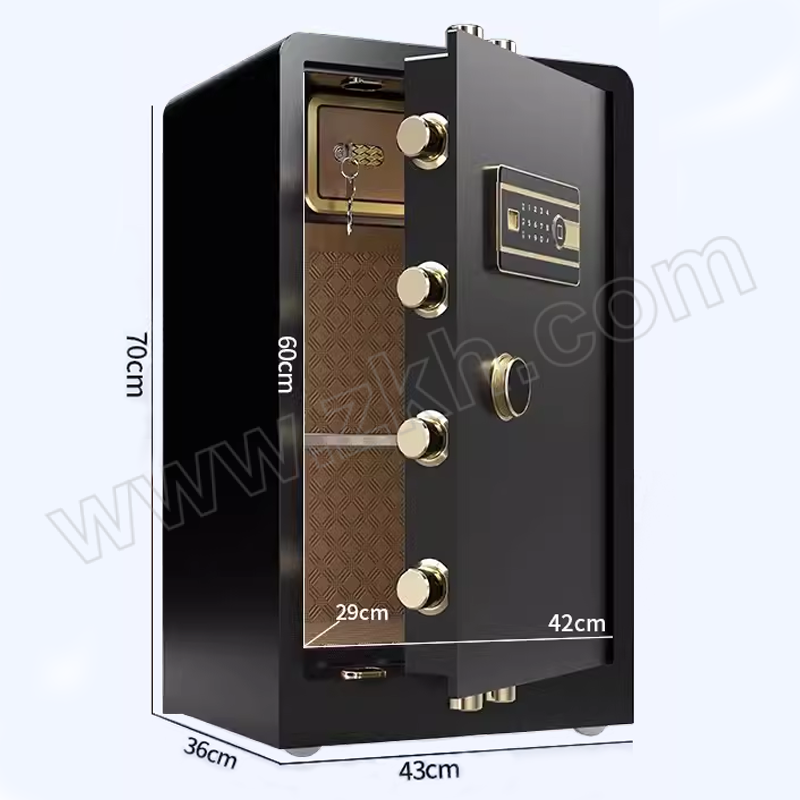 XINSHUN/鑫顺 70cm智能保险柜 BGX-AD/700 尊贵黑 指纹+电子密码+钥匙(私密内柜) 1台