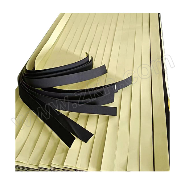 KUNJUN/坤骏 单面背胶泡棉垫 940mm*20mm*3mm 材质：45度EVA黑色，背胶国产胶带 1片