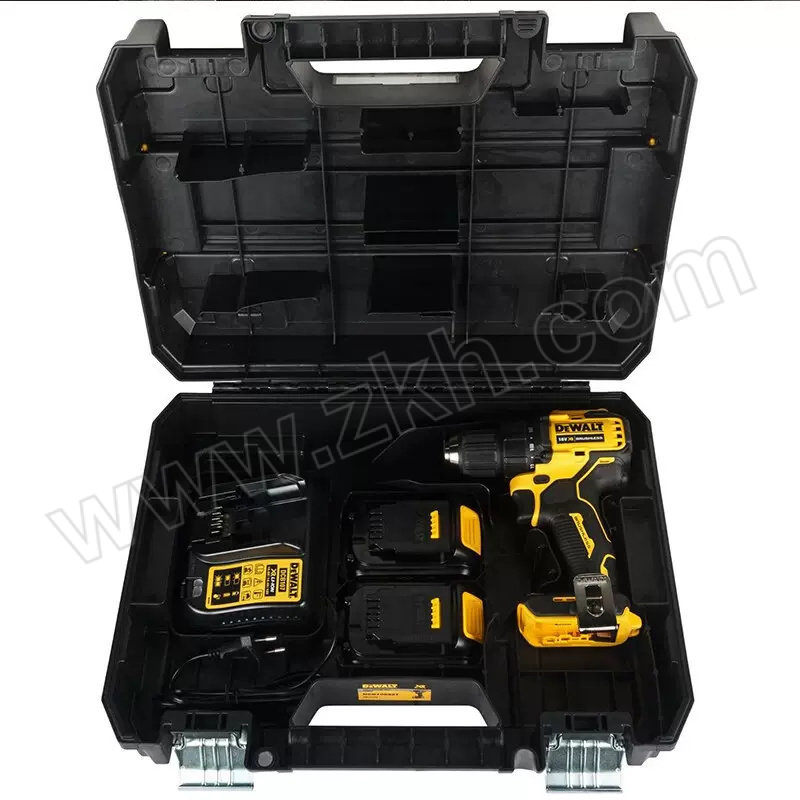 DEWALT/得伟 TSTAK充电式紧凑型无刷电钻起子套装 DCD708M2-A9 两电一充 20V/4.0Ah 1套