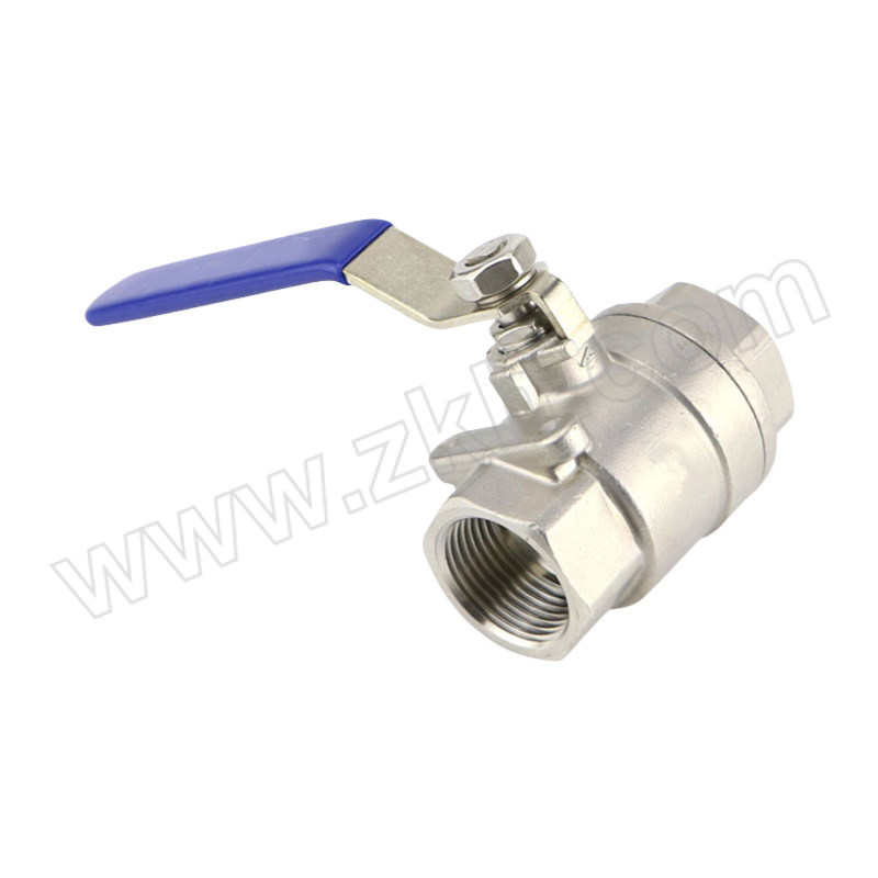 YUANDA/远大阀门 Q11F系列两片式球阀 Q11F-16P-DN50 内螺纹接口 304不锈钢阀体 公称压力16bar 1台