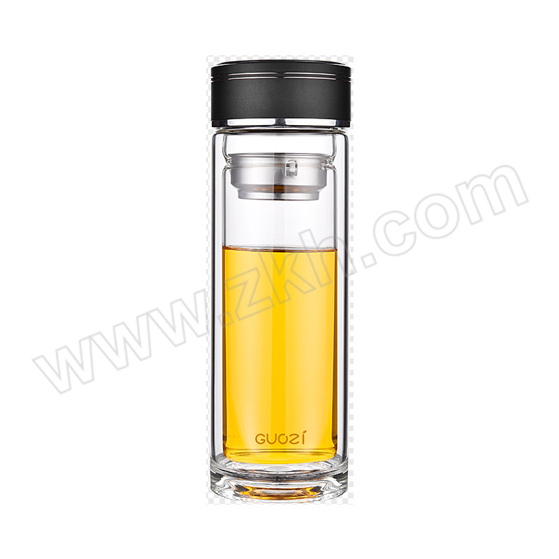 GUOZI/果兹 星辰商务双层玻璃保温杯 GZ-S59 350mL 1个