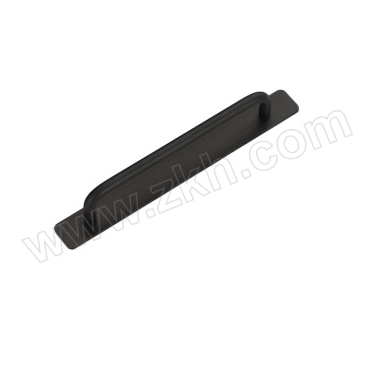 GUIGU/龟固 铝合金长方形门把手 41122C2 大号黑色免打孔 25×213mm 68.5g 直径8.8mm 壁厚2.5mm 1个