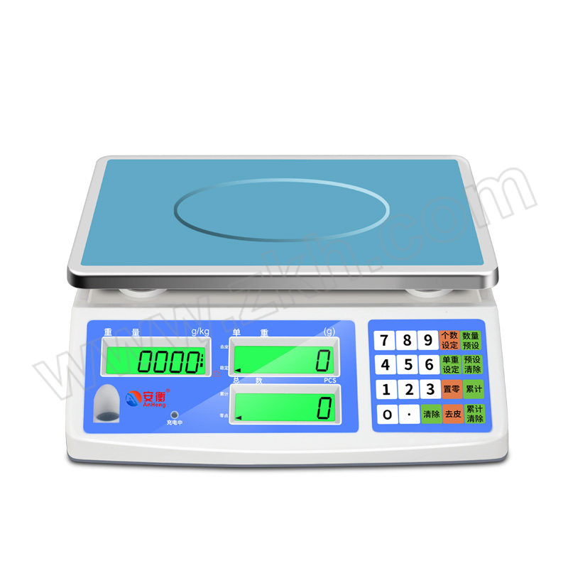 ANHENG/安衡 高精度工业计重计数电子桌秤 ACS-20kg-2g 秤盘尺寸200×280mm 1台
