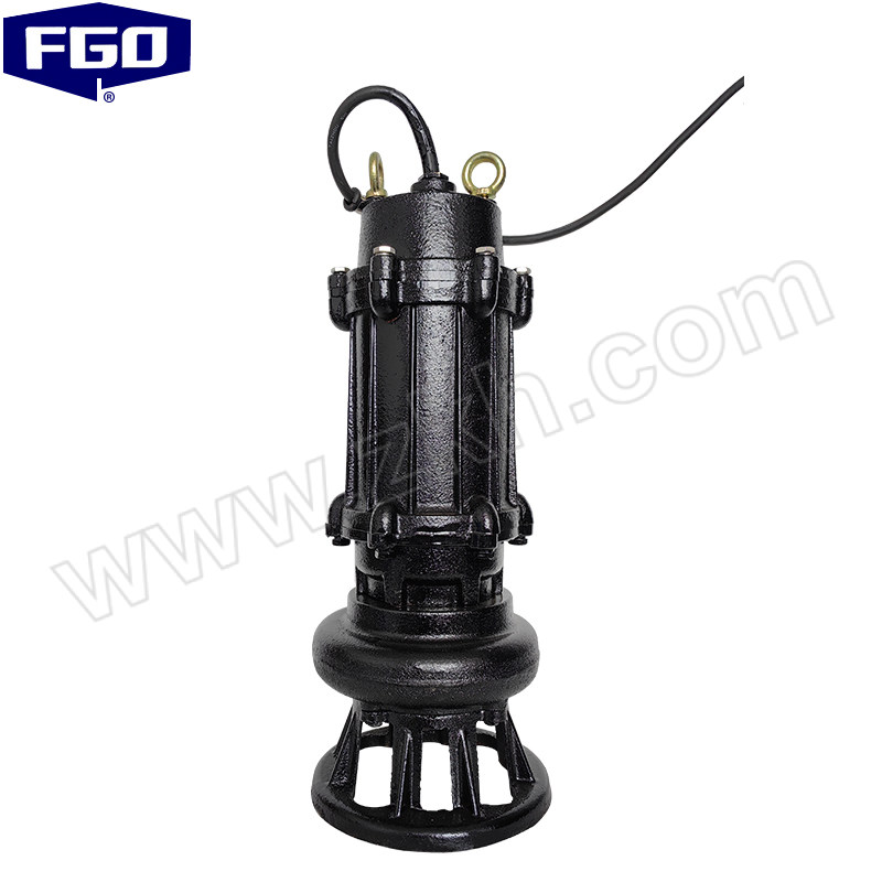 FGO 铸铁防汛普通380V潜污泵 80WQ40-18-4kW 额定流量40m³/h 额定功率4kW 额定扬程18m 1台