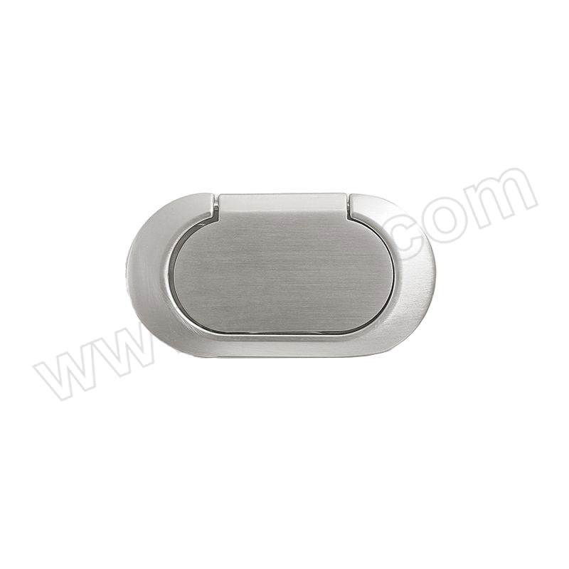 GUIGU/龟固 锌合金隐形柜门把手 9214D14 6123 64mm孔距 哑光拉丝 75×40×7mm 1个