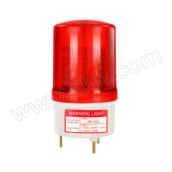 HANGYA/杭亚 LED旋转警示灯 LTE-1101J螺栓有声/AC220V 1~3W 1个