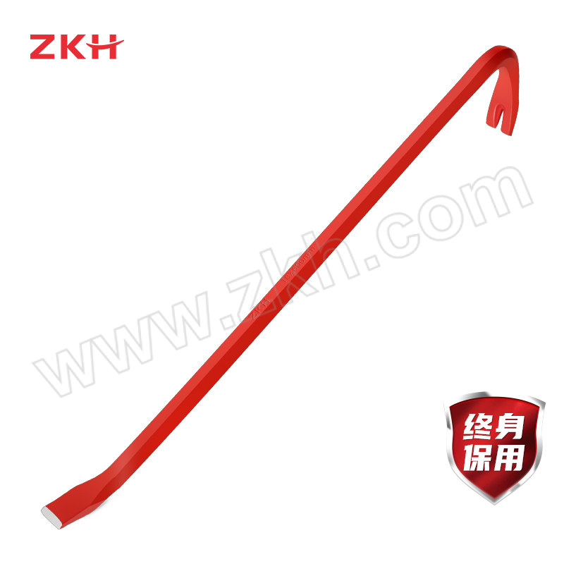 ZKH/震坤行 高强度起钉撬棍 ZKH-WB1000 1000X20mm 40CR 终身质保 1个