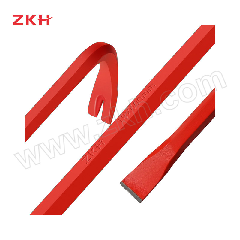 ZKH/震坤行 高强度起钉撬棍 ZKH-WB1000 1000X20mm 40CR 终身质保 1个
