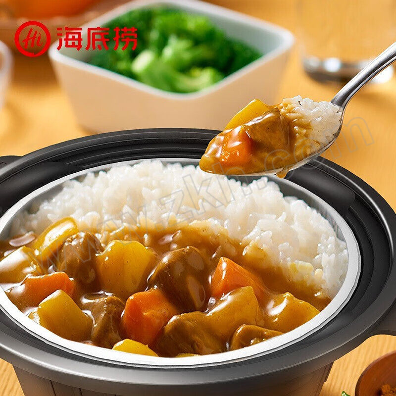 HI/海底捞 海底捞自热米饭咖喱牛肉方便米饭 272Gx3盒 272G*3【一件发G】 3件/组 1组