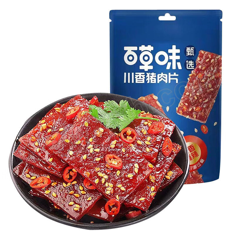 BE&CHEERY/百草味 川香猪肉片 85g/袋 1袋