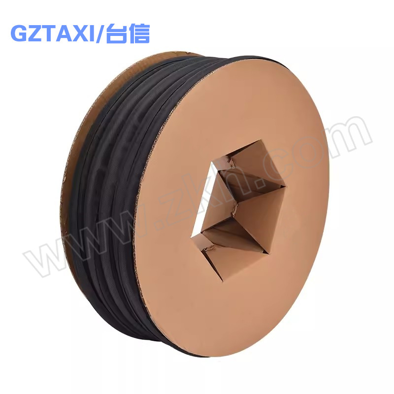 GZTAXI 伸缩式编织网管 黑色 扁宽16mm 1卷