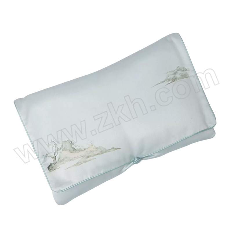 TAIHU SNOW SILK/太湖雪 苏博会真丝旅行套装-山色空濛 0508010294【一件发S】 枕套48×74cm  A面100%桑蚕丝面料，B面100% 天丝纤维面料  眼罩10.5×22.5cm面料：100%桑蚕丝  填充物：桑蚕丝4g        收纳袋17×27.5cm面料：100%聚酯纤维 填充物：聚酯纤维15g 1套